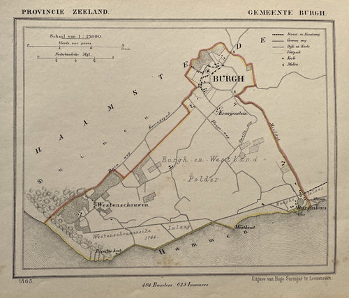 Burgh - Kuijper / Suringar - 1865