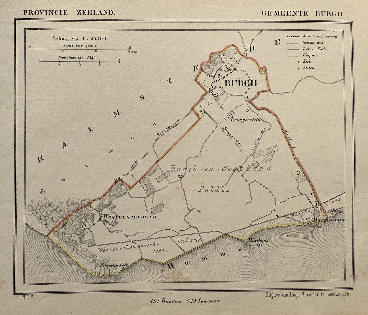Burgh - Kuijper / Suringar - 1865