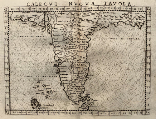 India - Girolamo Ruscelli - 1561