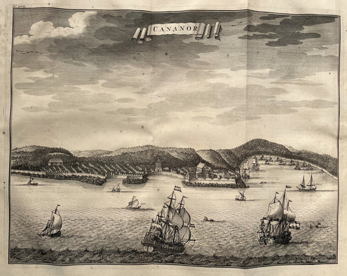 India Kannur (Cannanore) -  F Valentijn - 1724