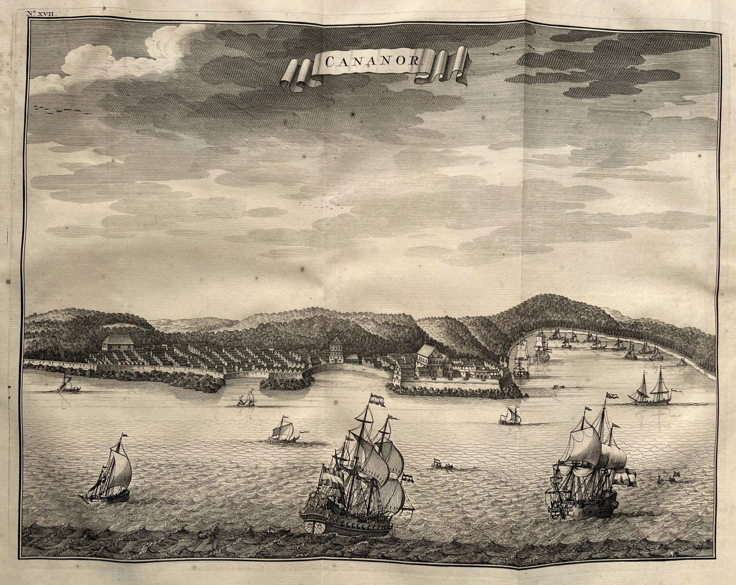 India Kannur (Cannanore) -  F Valentijn - 1724