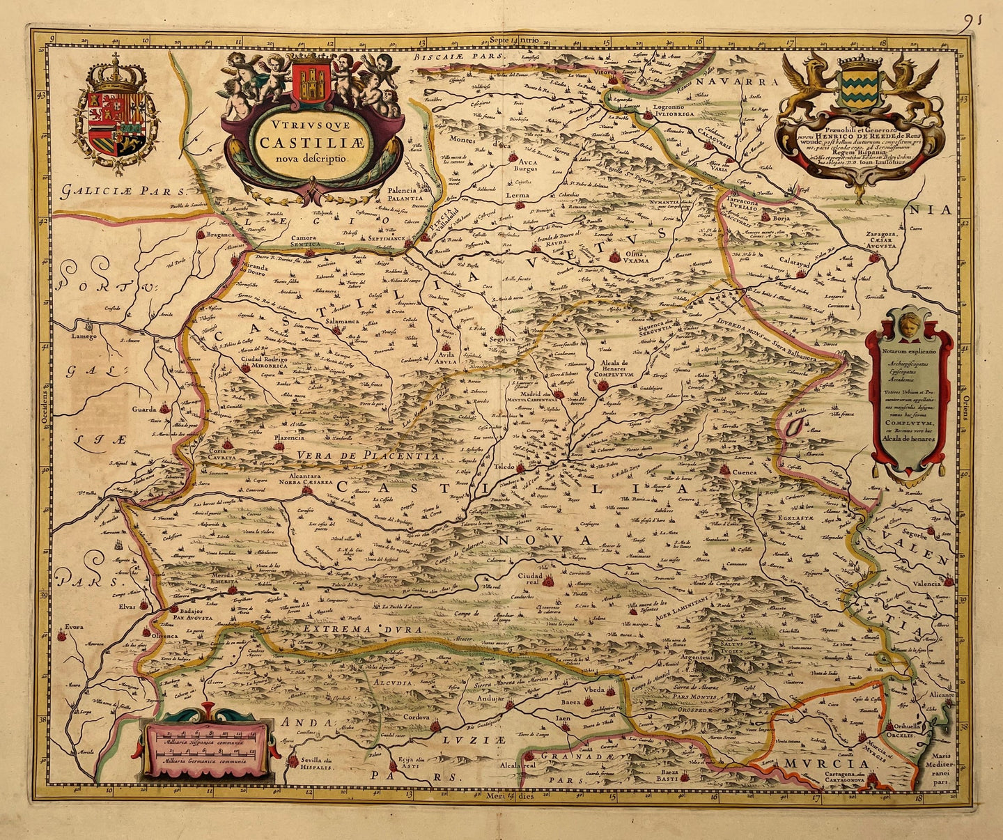 Spanje Castilië Spain Castile - J Janssonius - circa 1680