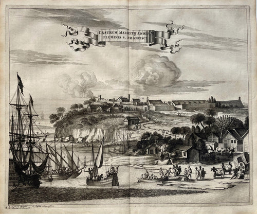 Brazilië Fort Maurits Brazil - A Montanus - 1671