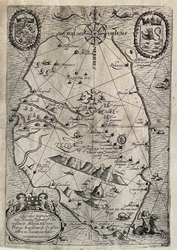 Sri Lanka Ceylon - naar Balthasar Floris van Berckenrode - circa 1620