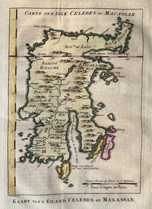Indonesië Celebes Sulawesi Indonesia - J van der Schley / P de Hondt - 1763