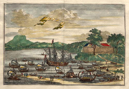 Indonesië Molukken Ceram Gulegule Castle Seram Indonesia - W Schouten / A van Damme - 1708