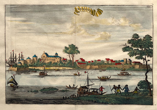India Kodungallor (Cranganore) - W Schouten / A van Damme - 1708
