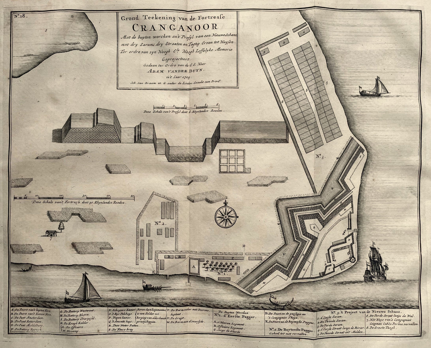 India Kodungallor (Cranganore) - F Valentijn - 1724
