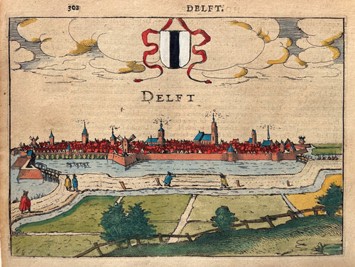 Delft Profielgezicht - J Jansz / L Guicciardini - 1613