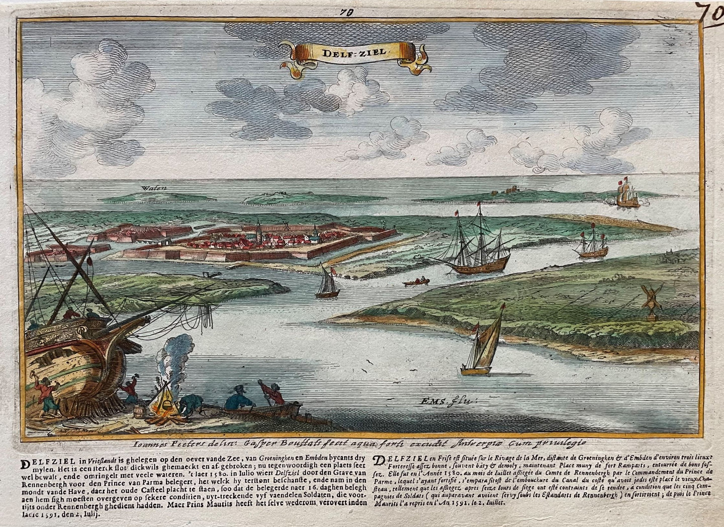 Delfzijl - J Peeters & C Bouttats - 1674