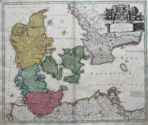 Denemarken Denmark - JB Homann - circa 1720