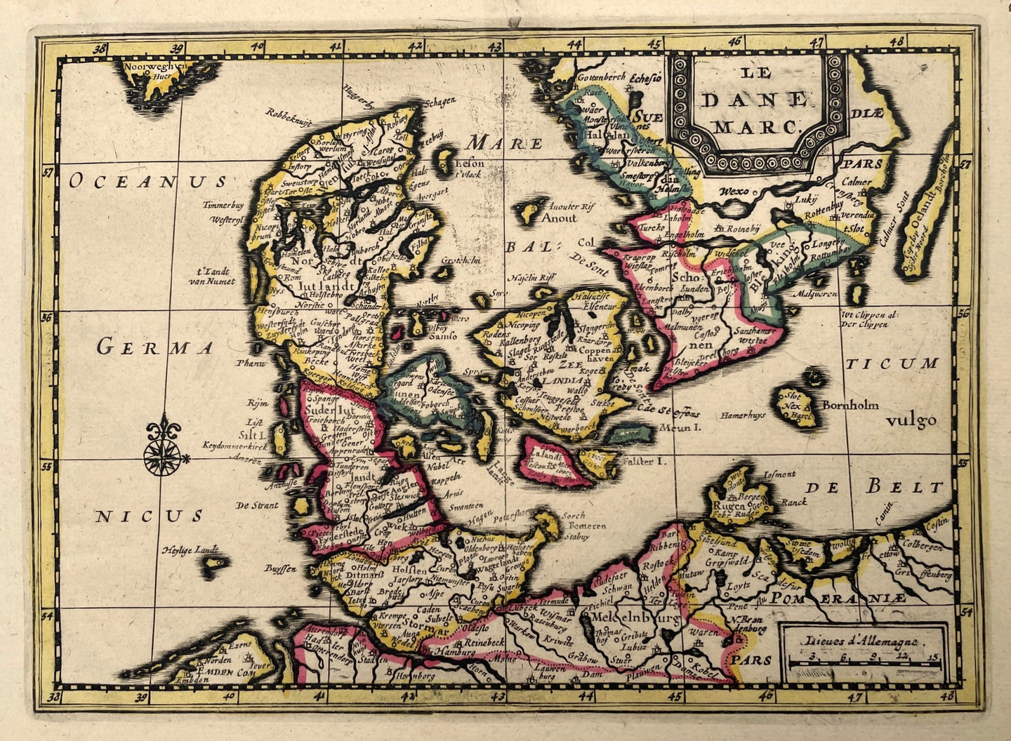 Denemarken Denmark - Pieter van der Aa - circa 1714