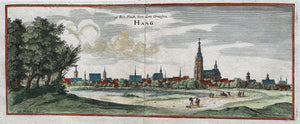Den Haag Aanzicht van 's-Gravenhage - C Merian - 1659