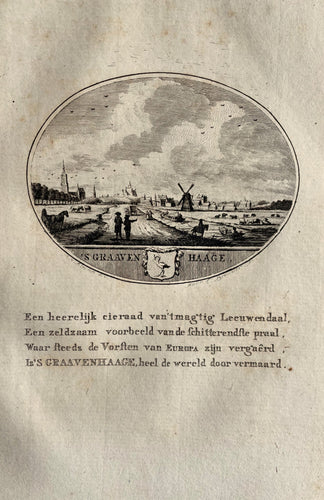 Den Haag Gezicht op 's-Gravenhage - Van Ollefen & Bakker - 1793