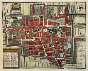 Den Haag Stadsplattegrond 's-Gravenhage - I Tirion - 1745