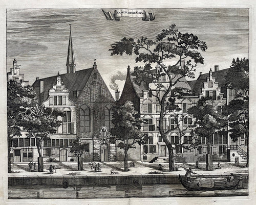 Amsterdam Doorluchtige School Agnietenkapel - C Commelin - 1693