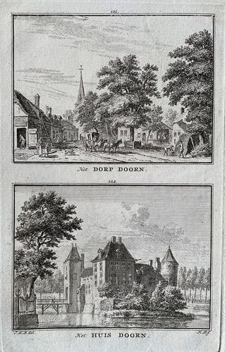 Doorn Dorp en Huis - H Spilman - ca. 1750