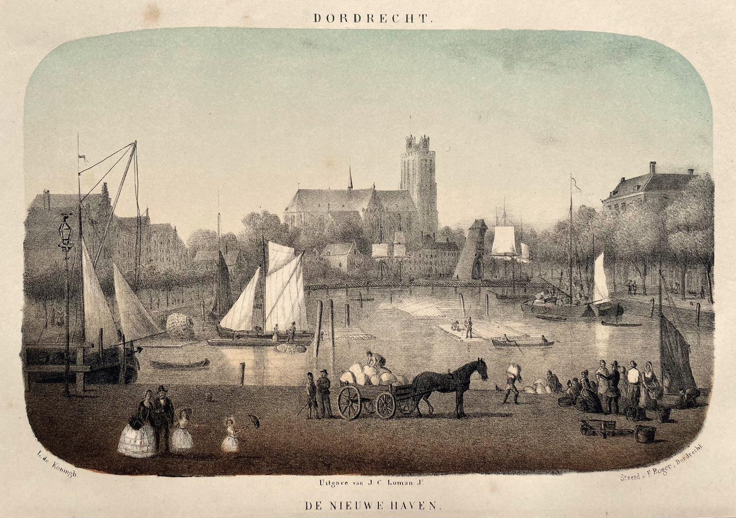 Dordrecht - PWM Trap / JC Loman jr - 1857