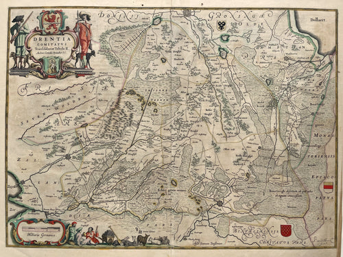 Drenthe - J Janssonius - circa 1650