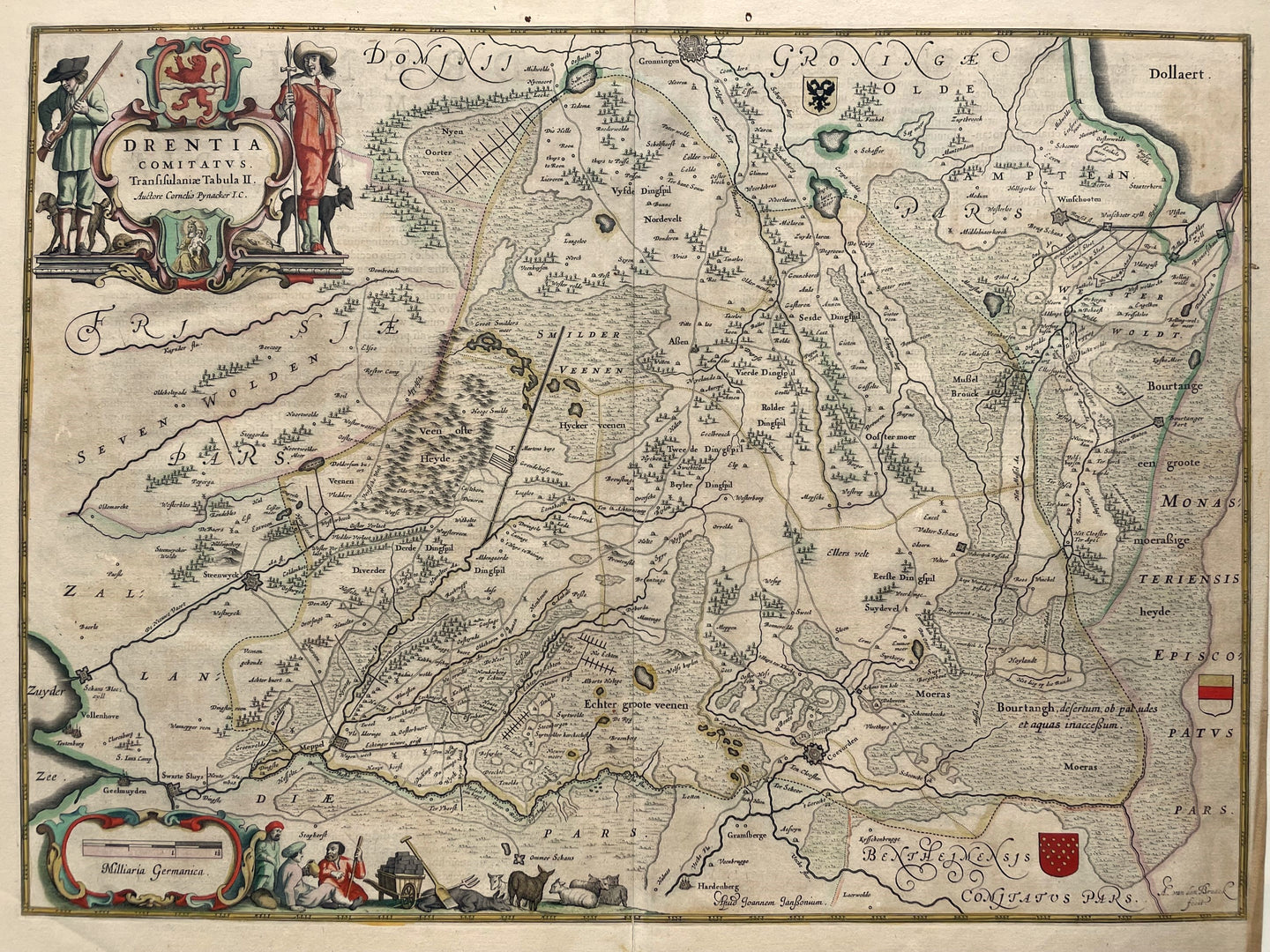 Drenthe - J Janssonius - circa 1650