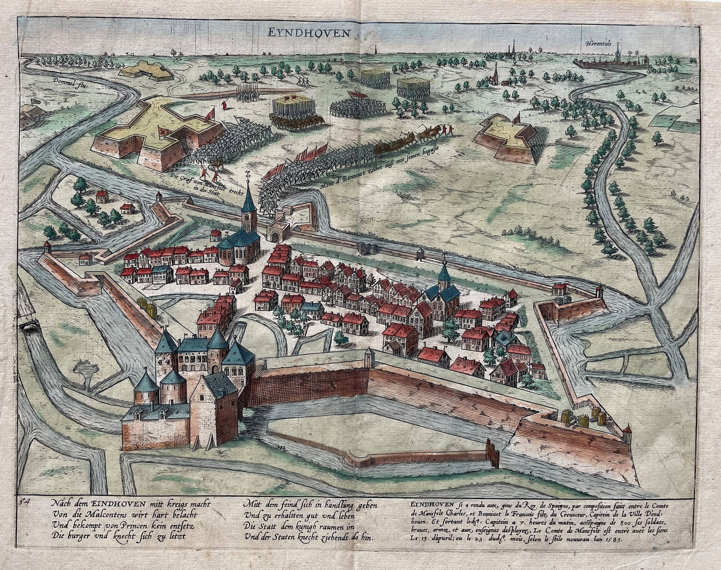 Eindhoven - Frans Hogenberg - 1596