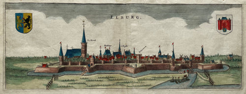 Elburg - C Merian - 1659