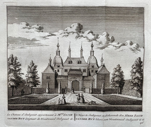 Oegstgeest Kasteel Endegeest - A Rademaker / L Schenk - 1731