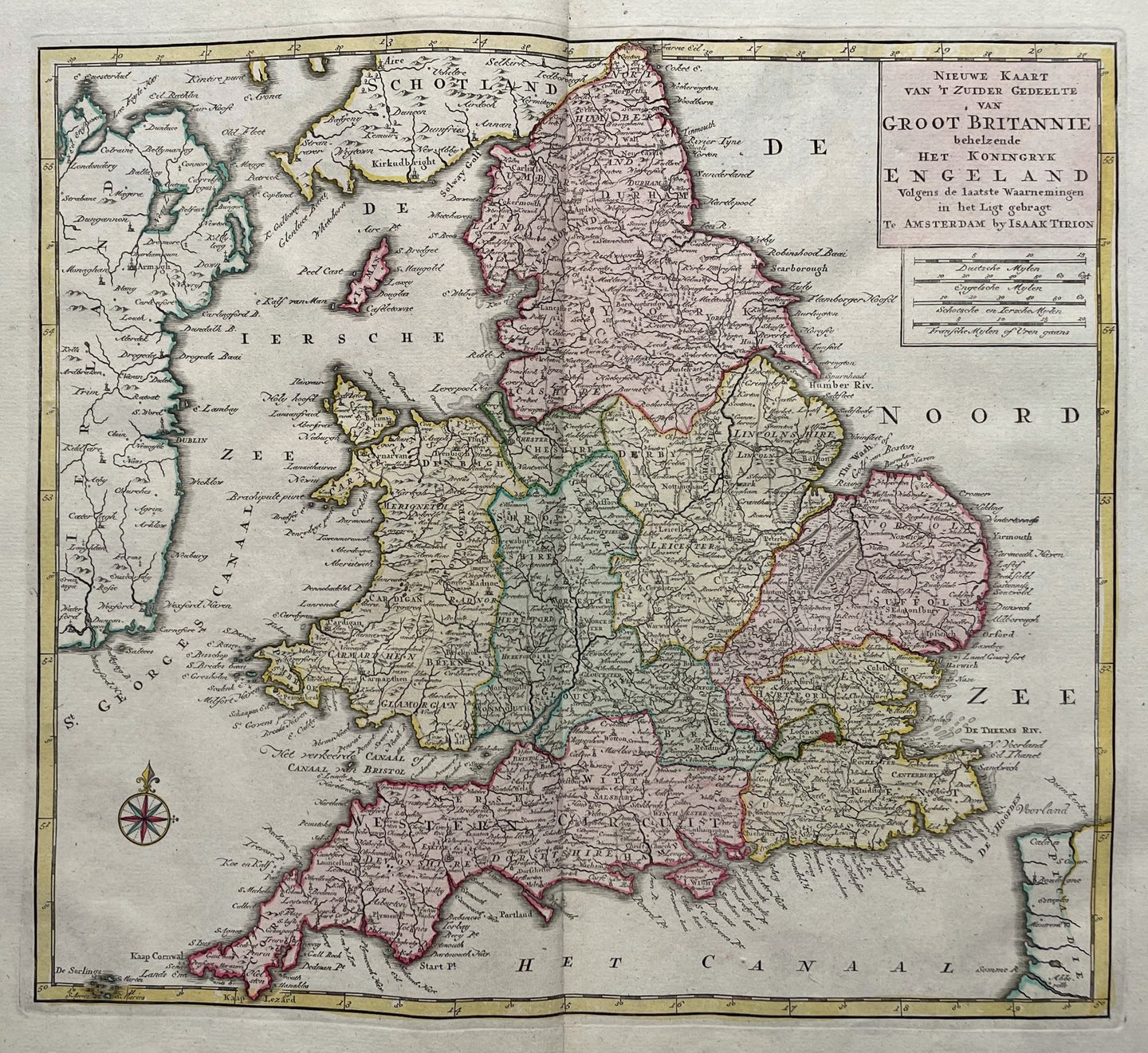 Engeland British Isles England  - I Tirion - 1764