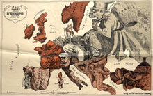 Afbeelding in Gallery-weergave laden, Europa Europe Satirical Map of Europe in 1870 - Paul Hadol / Charles Fuchs - 1914