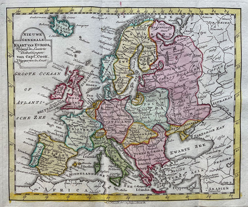 Europa Europe - JB Elwe & DM Langeveld - 1786
