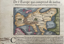 Afbeelding in Gallery-weergave laden, Europa Europe - Sebastian Münster - circa 1560