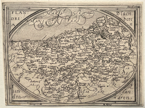 België Vlaanderen Belgium Flanders  - Frans Hogenberg - circa 1585