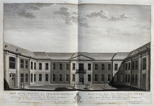 Amsterdam Oudemanhuis poort UVA - P Fouquet - 1783