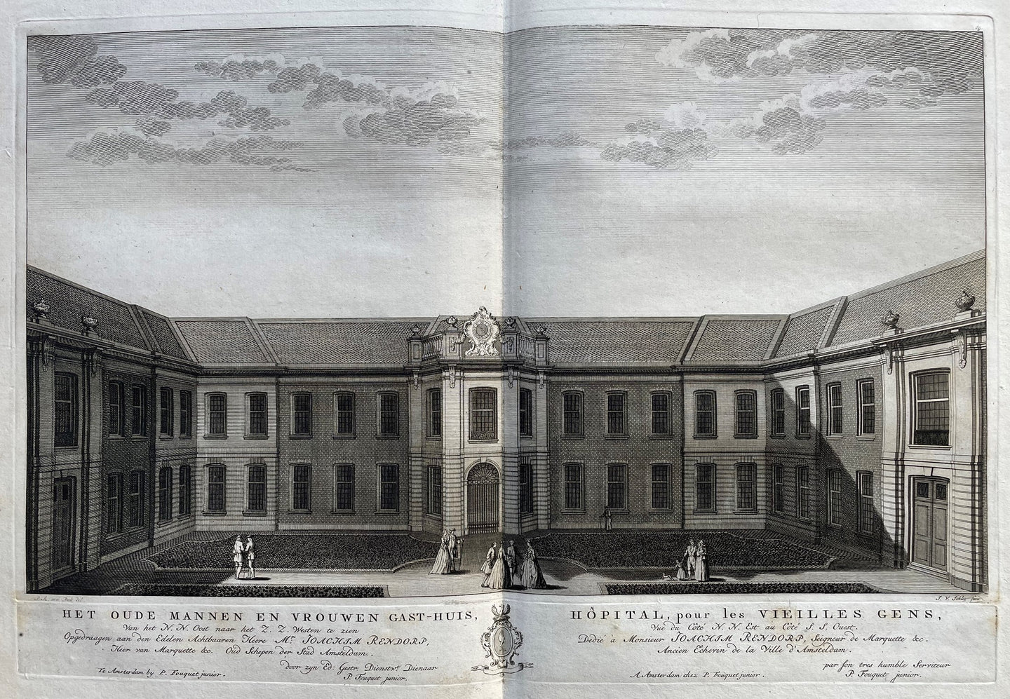 Amsterdam Oudemanhuispoort UVA - P Fouquet - 1783