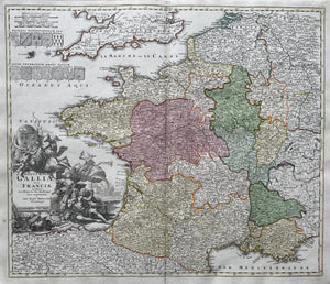 Frankrijk France - JB Homann - circa 1720