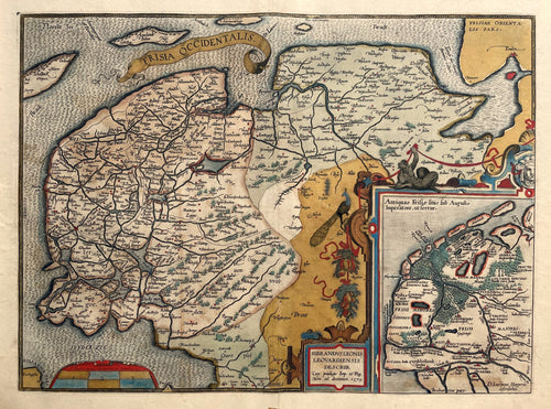 Friesland - A Ortelius - 1598