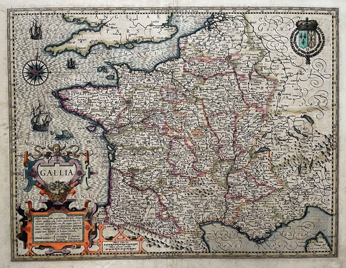 Frankrijk France - J Hondius - 1619