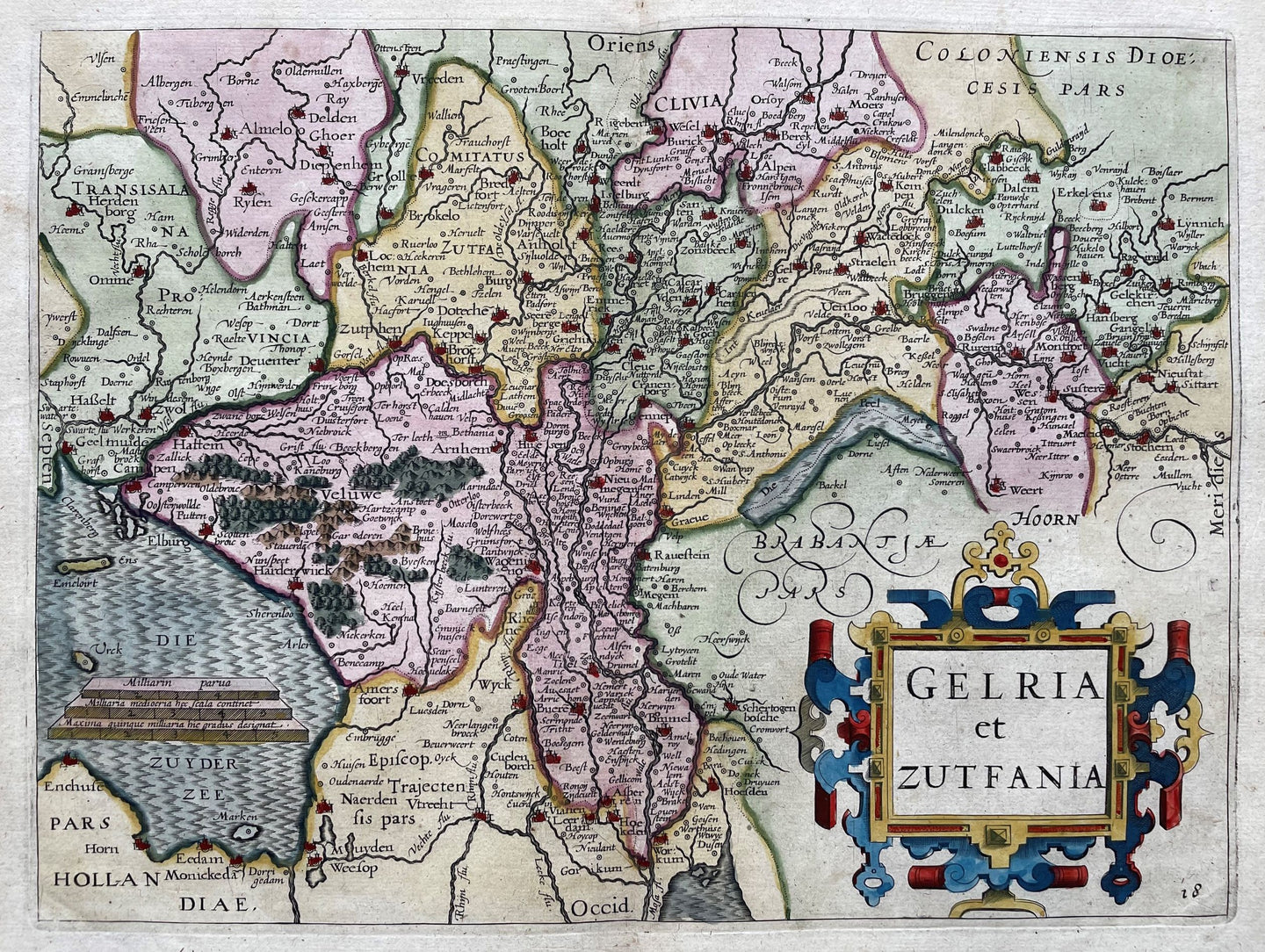 Gelderland - WJ Blaeu / L Guicciardini - 1612