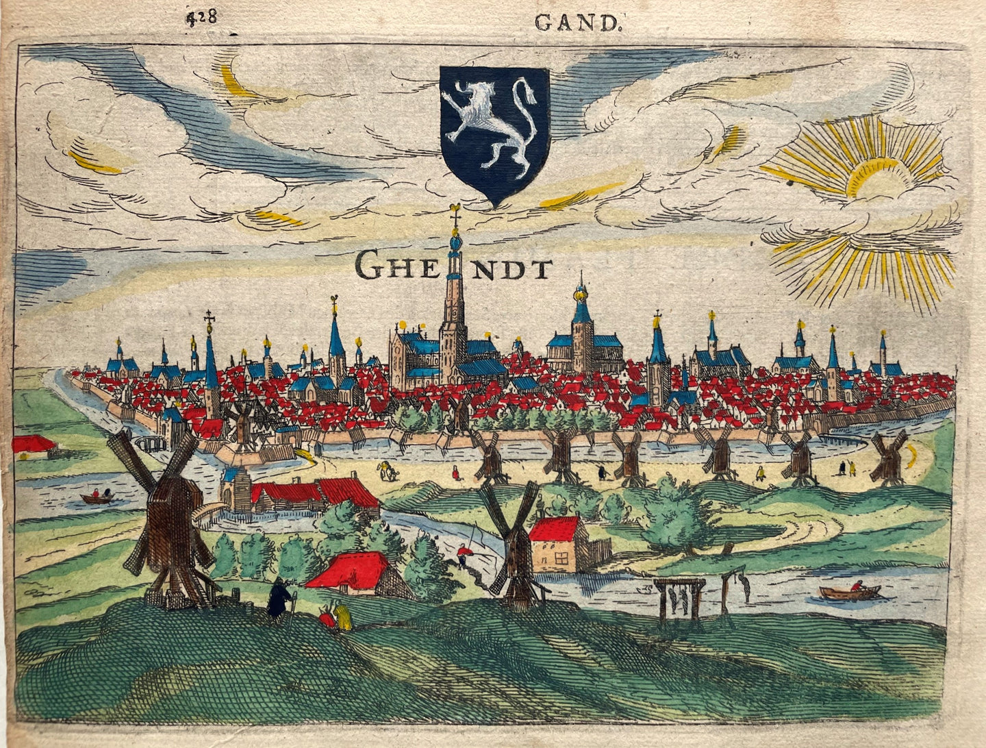 België Gent Belgium - L Guicciardini - 1613