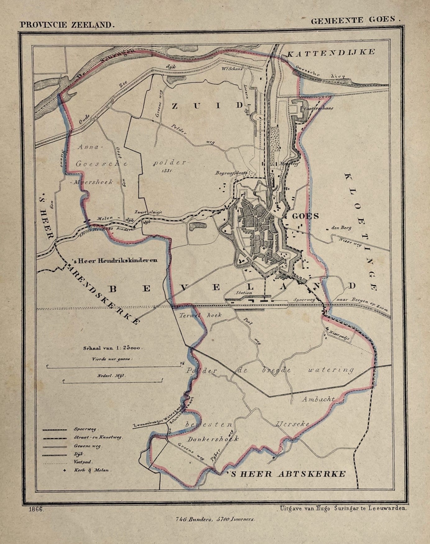 Goes - Kuijper / Suringar - 1867