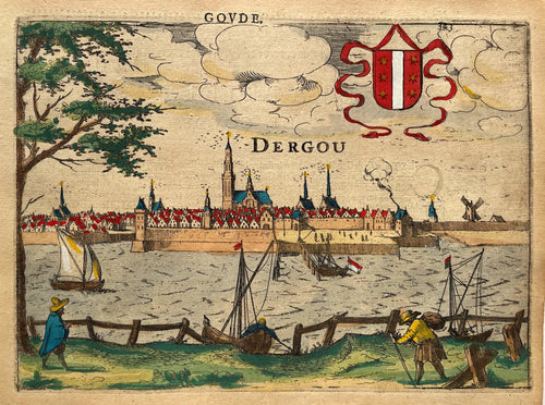 Gouda Profielgezicht - J Jansz / L Guicciardini - 1613