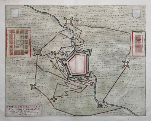 Groenlo Beleg en verovering 1597 - J Blaeu - 1649