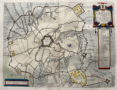 Groenlo Beleg en verovering 1627 - J Blaeu - 1649
