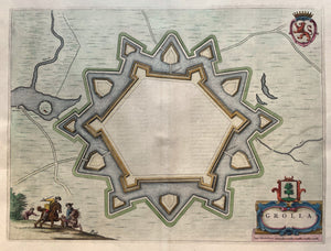 Groenlo Plattegrond - J Blaeu - 1649