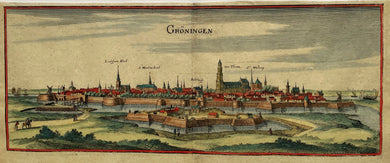 Groningen Panorama - C Merian - 1659