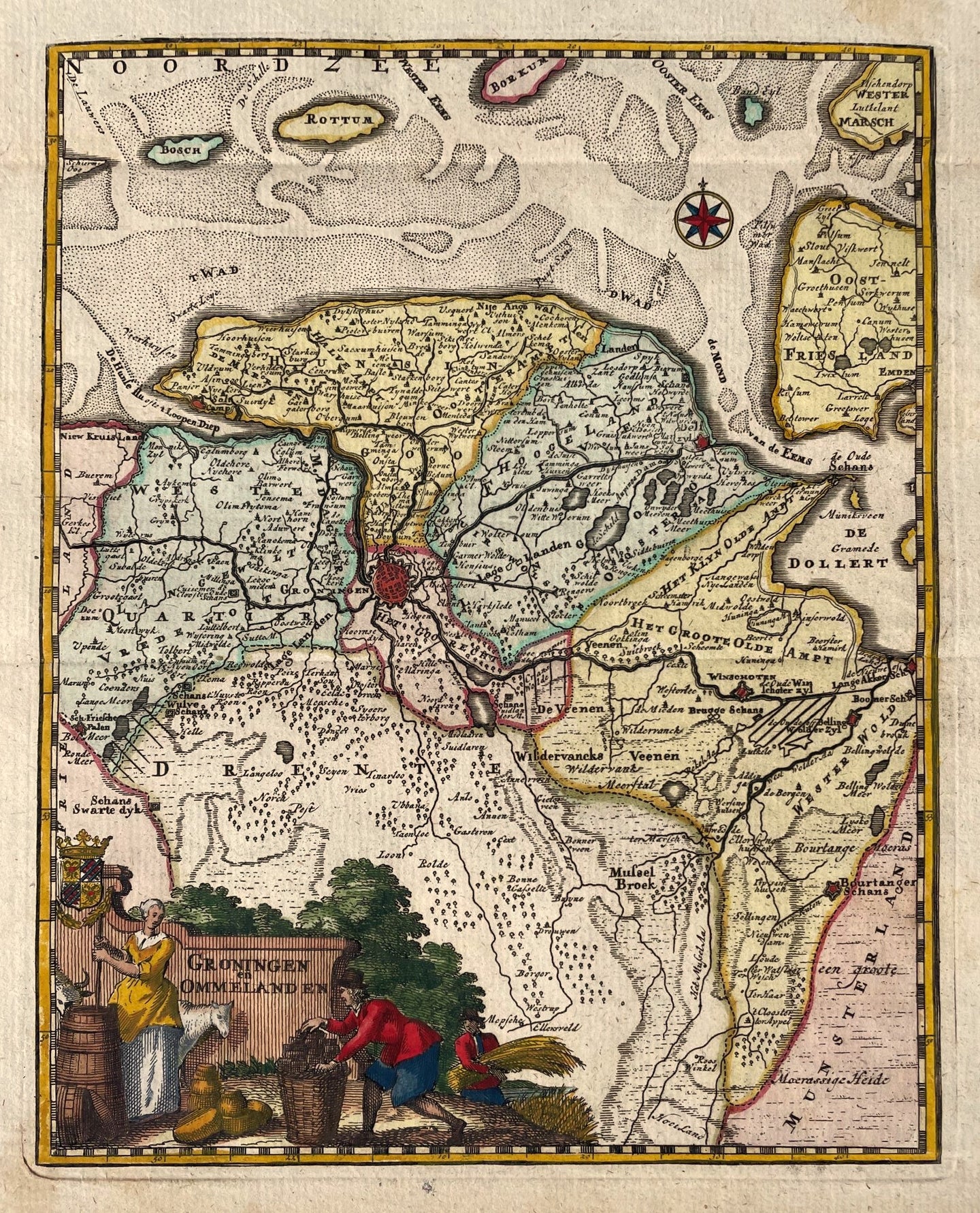 Groningen - H de Leth - 1740