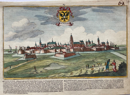Groningen - J Peeters & C Bouttats - 1674