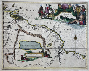 Zuid-Amerika Guyana's South America Guiana - A Montanus - 1671