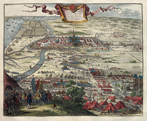 Haarlem Beleg 1572-1573 - C Decker / J le Clerc - 1730