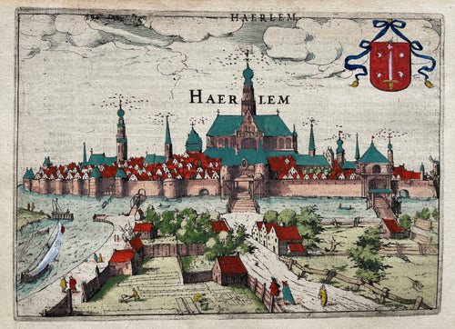 Haarlem Profielgezicht - J Jansz / L Guicciardini - 1616